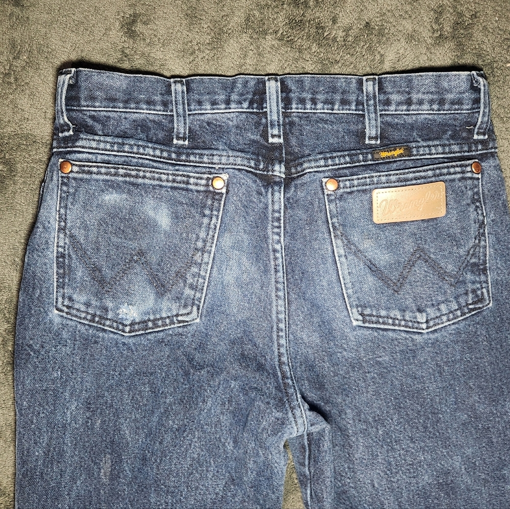 Wrangler Men's Blue Jeans 100% Cotton Size 31x36